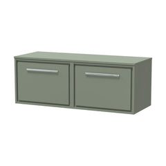 [BFLL3122W2] Longnor 1 Drawer Wall Hung Vanity Unit with Worktop, Choice of Size and Colour - Cutout