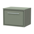 [BFLL3122W] Balterley 600mm Framed Design Wall Hung Single Drawer Vanity with Worktop - Fern Green - Cutout