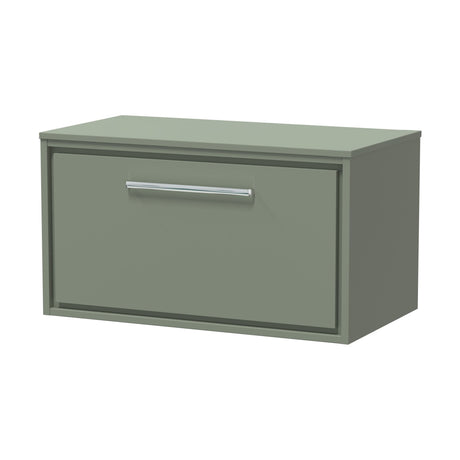 [BFLL3125W] Longnor 1 Drawer Wall Hung Vanity Unit with Worktop, Choice of Size and Colour - Cutout
