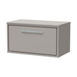 [BFLL3225W] Balterley 800mm Framed Design Wall Hung Single Drawer Vanity with Worktop - Pebble Grey - Cutout