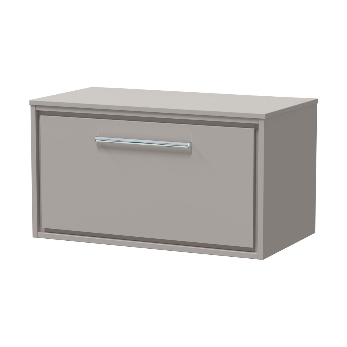 [BFLL3225W] Longnor 1 Drawer Wall Hung Vanity Unit with Worktop, Choice of Size and Colour - Cutout