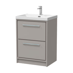 [BFLL3233E] Longnor Floor Standing 2 Drawer Vanity Unit - Choice of Colour, Basin Type and Size - Cutout