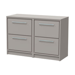 [BFLL3233W2] Longnor Contemporary Floor Standing 4-Drawer Vanity Unit with Colour Coordinating Worktop, 1200mm, Choice of Colour - Cutout