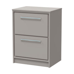 [BFLL3233W] Longnor Contemporary 2 Drawer Floor Standing Vanity Unit with Colour Coordinating Worktop, Choice of Size and Colour - Cutout
