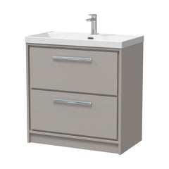 [BFLL3235E] Longnor Floor Standing 2 Drawer Vanity Unit - Choice of Colour, Basin Type and Size - Cutout