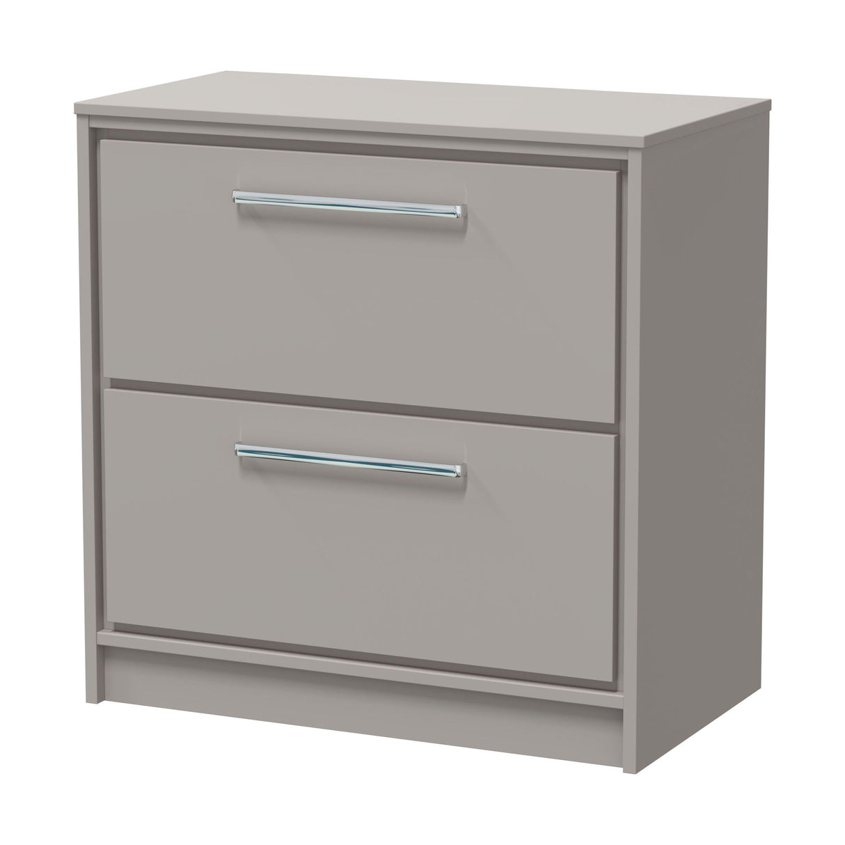 [BFLL3235W] Balterley 800mm Framed Design Floor Standing 2 Drawer Vanity with Worktop - Pebble Grey - Cutout
