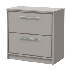 [BFLL3235W] Balterley 800mm Framed Design Floor Standing 2 Drawer Vanity with Worktop - Pebble Grey - Cutout