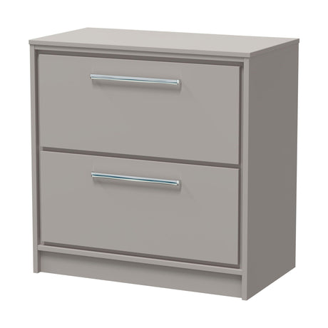 [BFLL3235W] Balterley 800mm Framed Design Floor Standing 2 Drawer Vanity with Worktop - Pebble Grey - Cutout