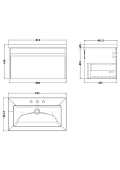 [BFLW3096M] Line Drawing