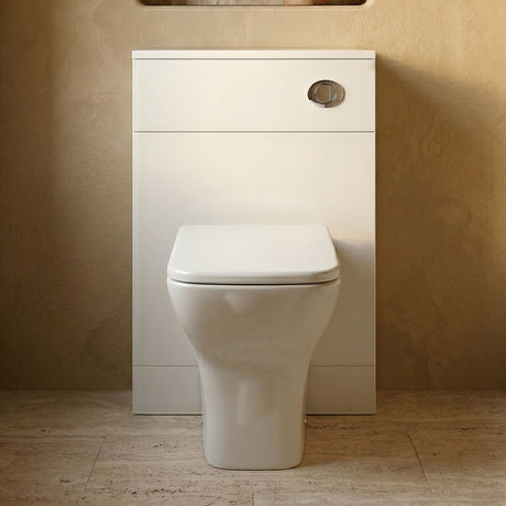 [BFOR142] Hamstall WC Unit, Gloss White, Choice of Size - Silo