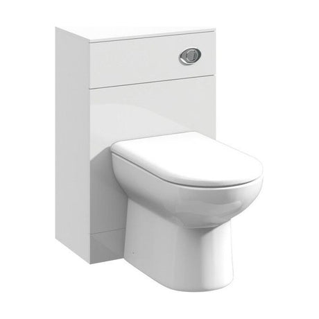 [BFOR143] Slimline WC Unit   - 600mm - Gloss White - Cutout