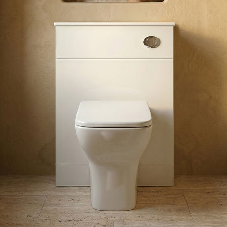 [BFOR143] Hamstall WC Unit, Gloss White, Choice of Size - Silo