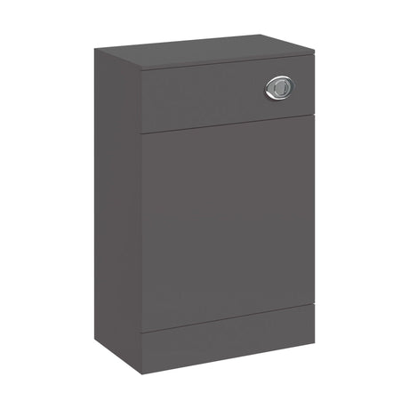 [BFOR1441] Modern Bathroom Floor Standing WC Unit – 500 x 300mm, Dark Grey - Cutout