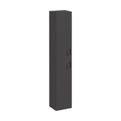 [BFOR1461] Hamstall Modern Bathroom Tall 2-Door Storage Unit – 350 x 300mm, Dark Grey - Cutout