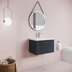 [BFPF1494A] Belvide Partial Fluted 1 Drawer Wall Hung Vanity Unit with Mid-Edge 1 Tap Hole Ceramic Basin - Lifestyle 3