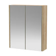 [BFPF1817] Winshill Mirror - Light Oak - 600mm - Cutout