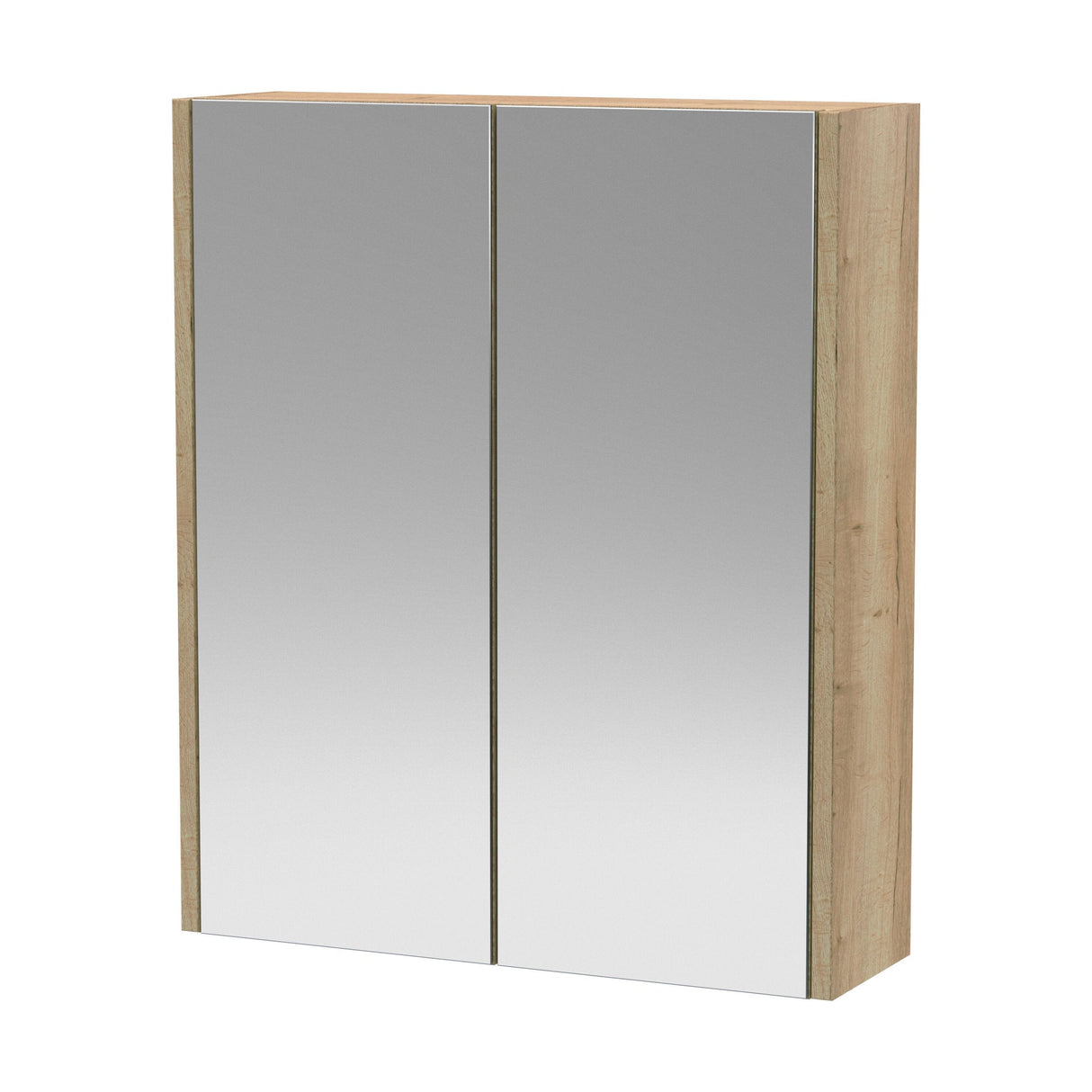 [BFPF1817] Winshill Mirror - Light Oak - 600mm - Cutout