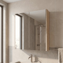 [BFPF1817] Winshill Wall Hung Mirror Cabinet Unit, 600mm, Choice of Colour