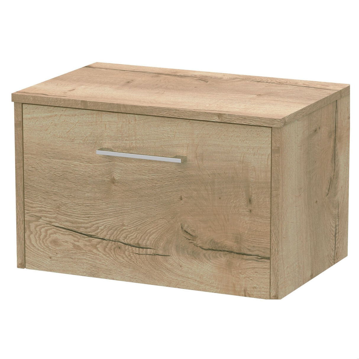 [BFPF1822W] Winshill Contemporary 1 Drawer Wall Hung Vanity Unit with Worktop - Choice of Size and Colour - Cutout