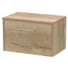 [BFPF1822W] Winshill Contemporary 1 Drawer Wall Hung Vanity Unit with Worktop - Choice of Size and Colour - Cutout