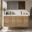 [BFPF1823C] Winshill Contemporary 4 Door 1200mm Wall Hung Vanity Unit with Thin Edge Basin - Choice of Colour - Silo