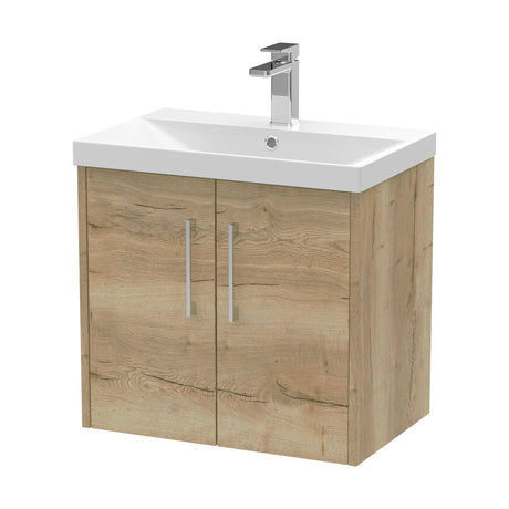 [BFPF1823D] Winshill Contemporary 2 Door Wall Hung Vanity Unit with Thin Edge Basin - Choice of Size and Colour - Cutout