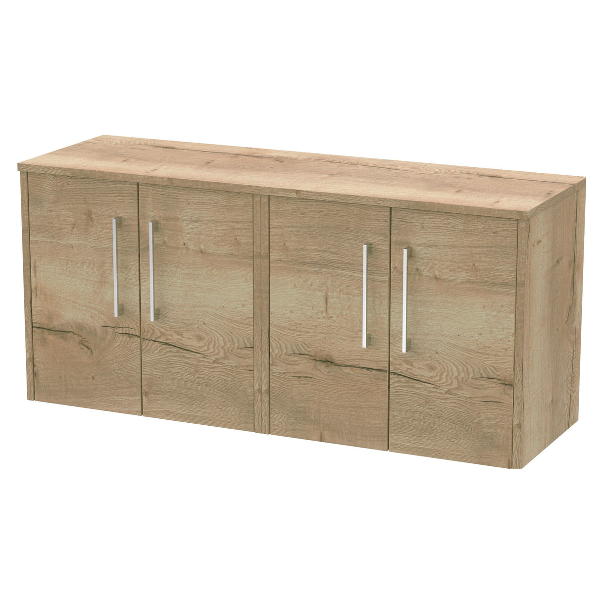 [BFPF1823W2] Winshill Contemporary 1200mm Wall Hung Vanity Unit with Worktop - Choice of Colour - Cutout