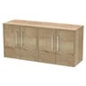 [BFPF1823W2] Winshill Contemporary 1200mm Wall Hung Vanity Unit with Worktop - Choice of Colour - Cutout