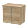 [BFPF1823W] Winshill Contemporary 2 Door Wall Hung Vanity Unit with Worktop - Choice of Colour - Cutout