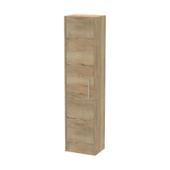 [BFPF1861] Winshill Wall Hung 1 Door Tall Cabinet - Light Oak - 350mm - Cutout