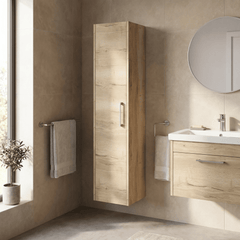 [BFPF1861] Winshill Wall Hung 1 Door Tall Cabinet, 350mm, Choice of Colour