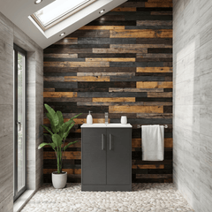 [BFPF2203B] Winshill Contemporary 2 Door Floor Standing Vanity Unit with Minimalist Basin - Choice of Size and Colour