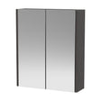 [BFPF2217] Winshill Mirror - Woodgrain Dark Grey - 600mm - Cutout