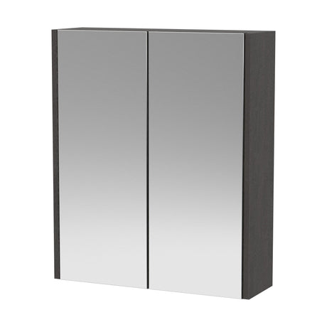 [BFPF2217] Winshill Mirror - Woodgrain Dark Grey - 600mm - Cutout
