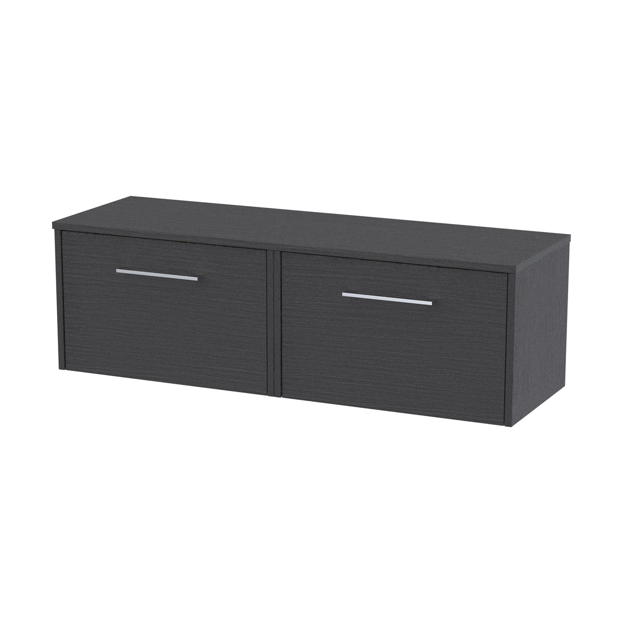[BFPF2222W2] Winshill Contemporary 2 Drawer 1200mm Wall Hung Vanity Unit with Worktop - Choice of Colour - Cutout