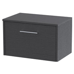 [BFPF2222W] Winshill Contemporary 1 Drawer Wall Hung Vanity Unit with Worktop - Choice of Size and Colour - Cutout