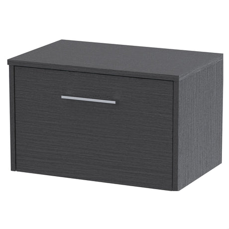 [BFPF2222W] Winshill Contemporary 1 Drawer Wall Hung Vanity Unit with Worktop - Choice of Size and Colour - Cutout