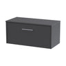 [BFPF2225W] Winshill Contemporary 1 Drawer Wall Hung Vanity Unit with Worktop - Choice of Size and Colour - Cutout