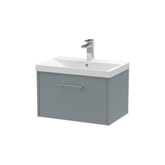 [BFPF2322D] Winshill Contemporary 1 Drawer Wall Hung Vanity Unit with Thin Edge Basin - Choice of Size and Colour - Cutout