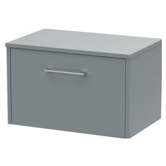 [BFPF2322W] Winshill Contemporary 1 Drawer Wall Hung Vanity Unit with Worktop - Choice of Size and Colour - Cutout