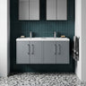 [BFPF2323C] Winshill Contemporary 4 Door 1200mm Wall Hung Vanity Unit with Thin Edge Basin - Choice of Colour - Silo