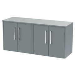 [BFPF2323W2] Winshill Contemporary 1200mm Wall Hung Vanity Unit with Worktop - Choice of Colour - Cutout