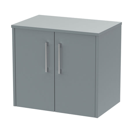[BFPF2323W] Winshill Contemporary 2 Door Wall Hung Vanity Unit with Worktop - Choice of Colour - Cutout