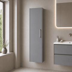 [BFPF2361] Winshill Wall Hung 1 Door Tall Cabinet, 350mm, Choice of Colour