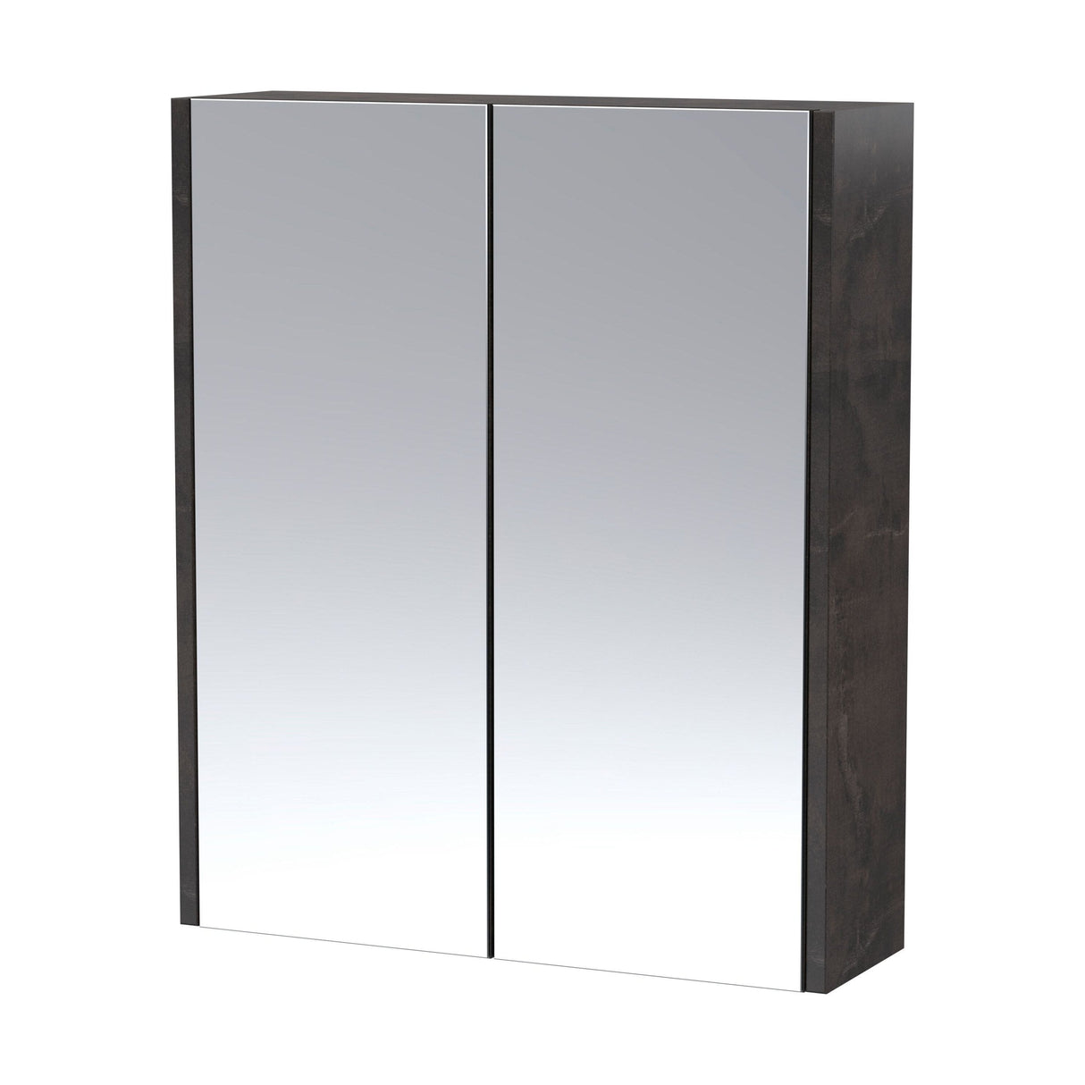 [BFPF2617] Winshill Wall Hung Mirror Cabinet Unit, 600mm, Choice of Colour - Cutout