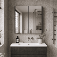 [BFPF2617] Winshill Wall Hung Mirror Cabinet Unit, 600mm, Choice of Colour