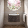 [BFPF2622G] Winshill Contemporary 1 Drawer Wall Hung Vanity Unit with Curved Basin, Choice of Size and Colour - Silo