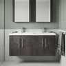[BFPF2623C] Winshill Contemporary 4 Door 1200mm Wall Hung Vanity Unit with Thin Edge Basin - Choice of Colour - Silo