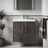 [BFPF2623D] Winshill Contemporary 2 Door Wall Hung Vanity Unit with Thin Edge Basin - Choice of Size and Colour - Silo