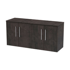 [BFPF2623W2] Winshill Contemporary 1200mm Wall Hung Vanity Unit with Worktop - Choice of Colour - Cutout